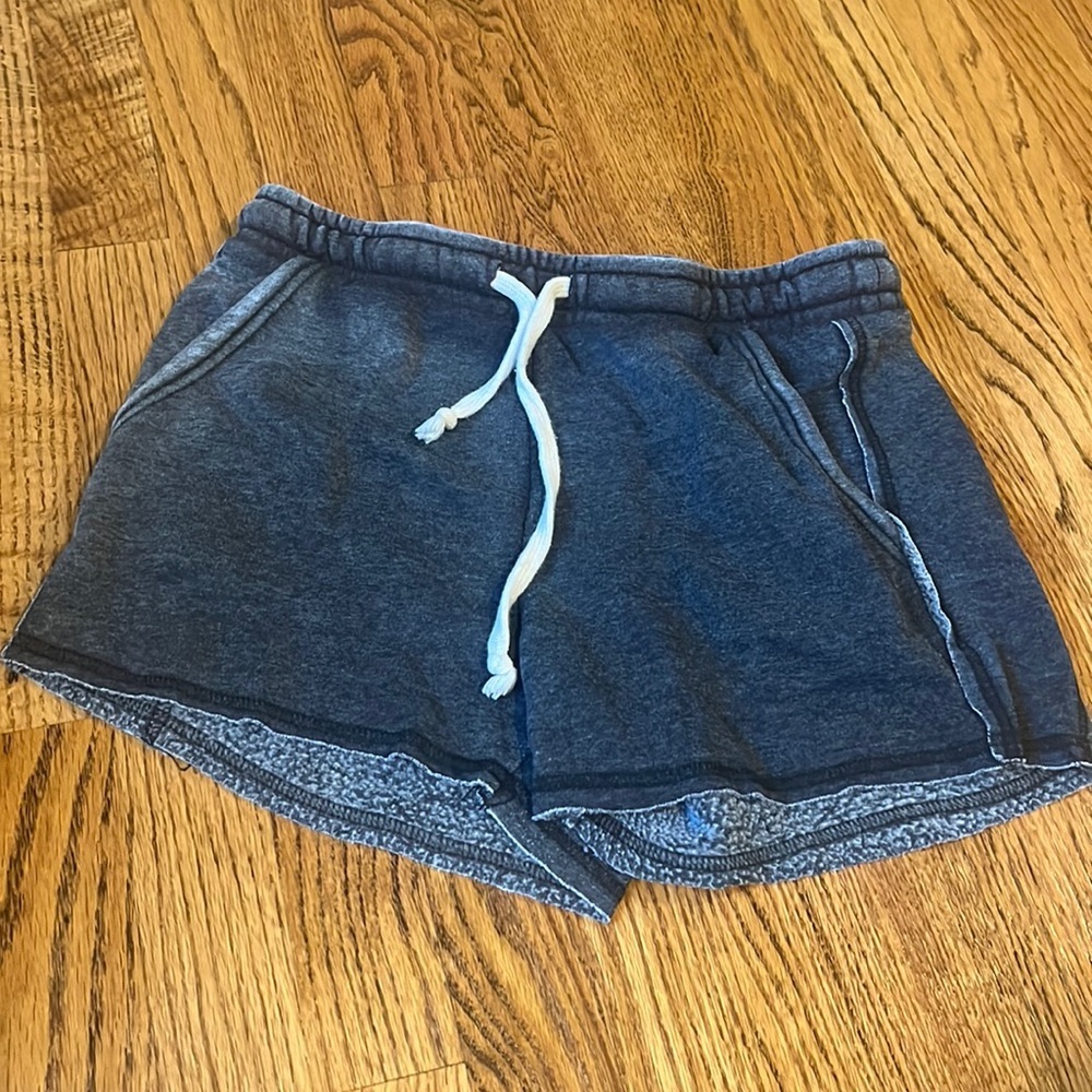 Double Zero Junior Girls Grey Sweat Shorts Size S